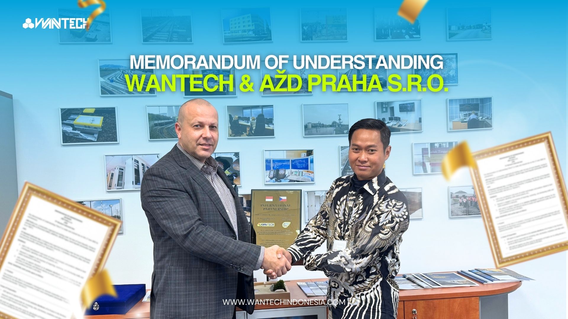 MoU Wantech Indonesia dengan AŽD Praha