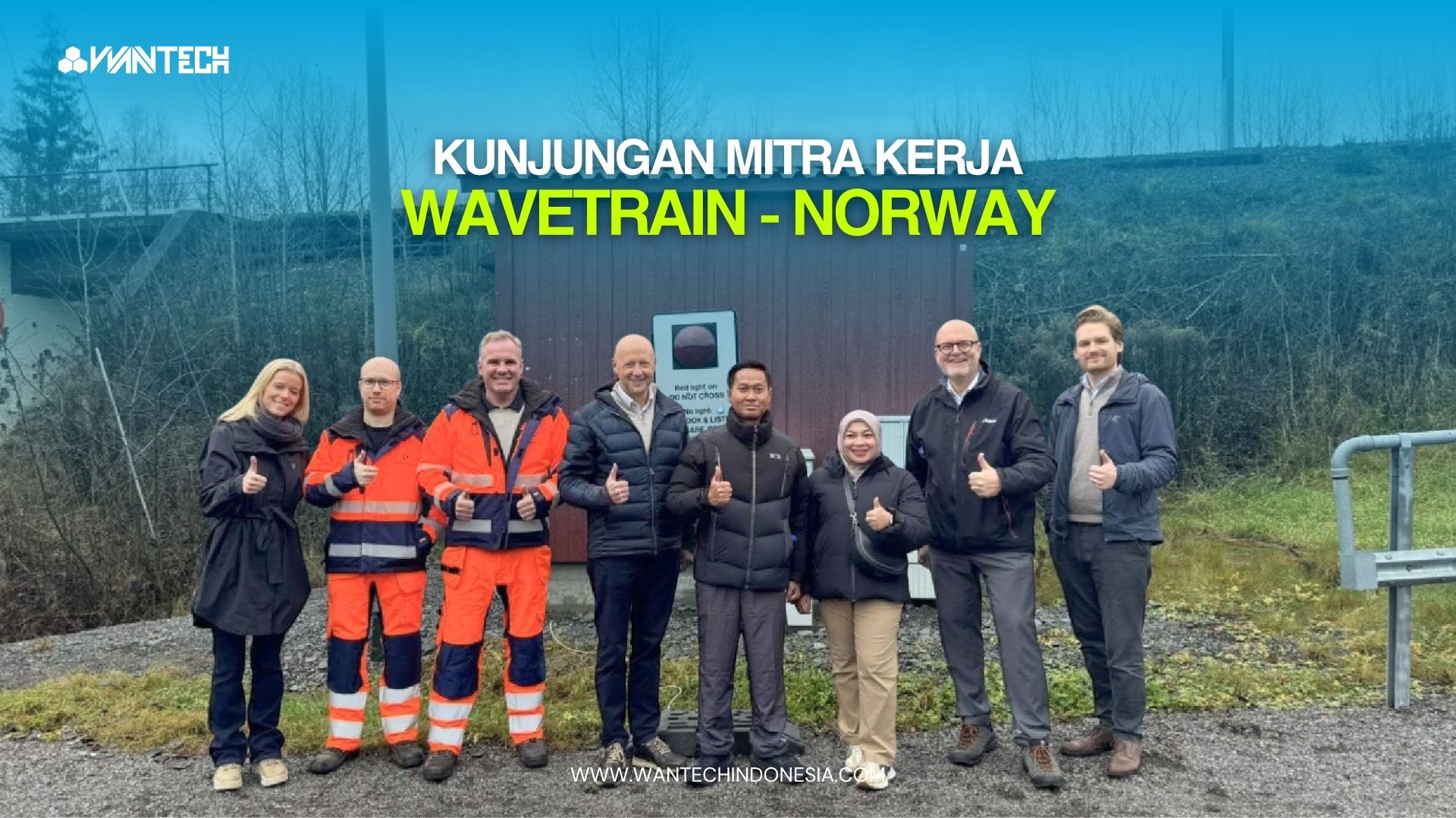 Wantech Indonesia Kunjungi Wavetrain System di Norwegia
