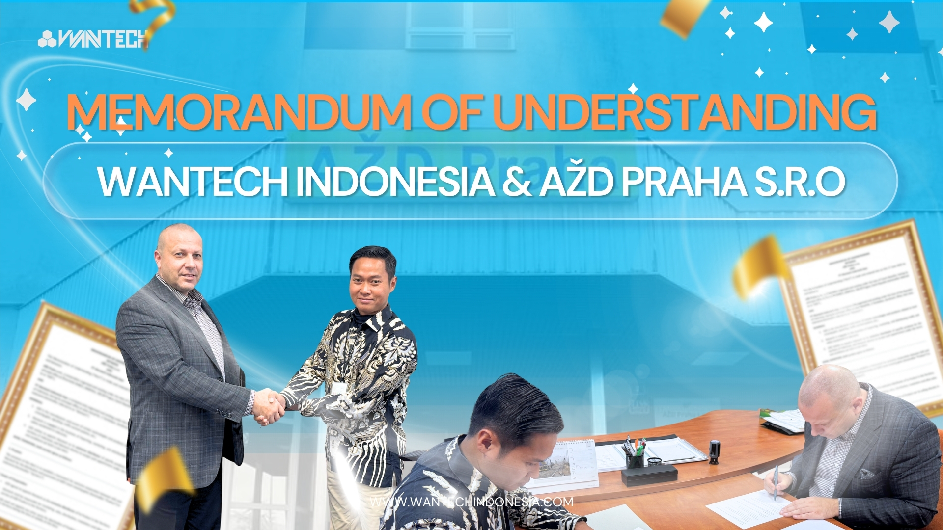 MoU Wantech Indonesia dengan AŽD Praha