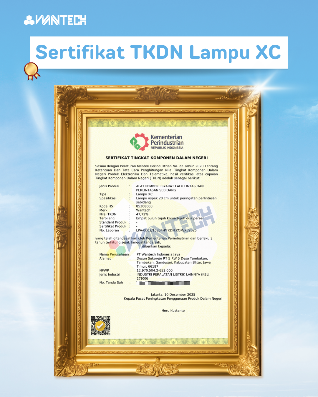 TKDN Lampu XC